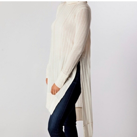NWT Free People Creme Tunic XS - Picture 2 of 3